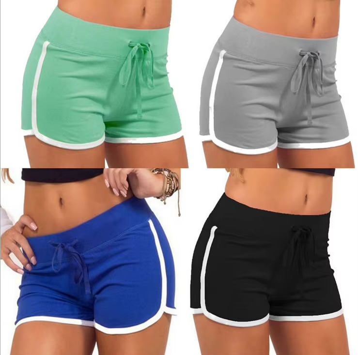 Summer Elastic Drawstring Dolphin Shorts