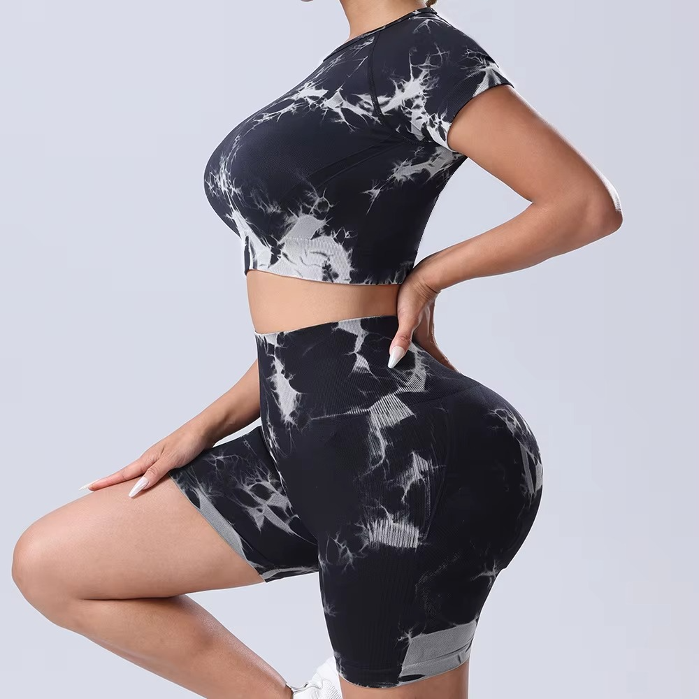Women’s Tie-Dye Seamless Gym Set