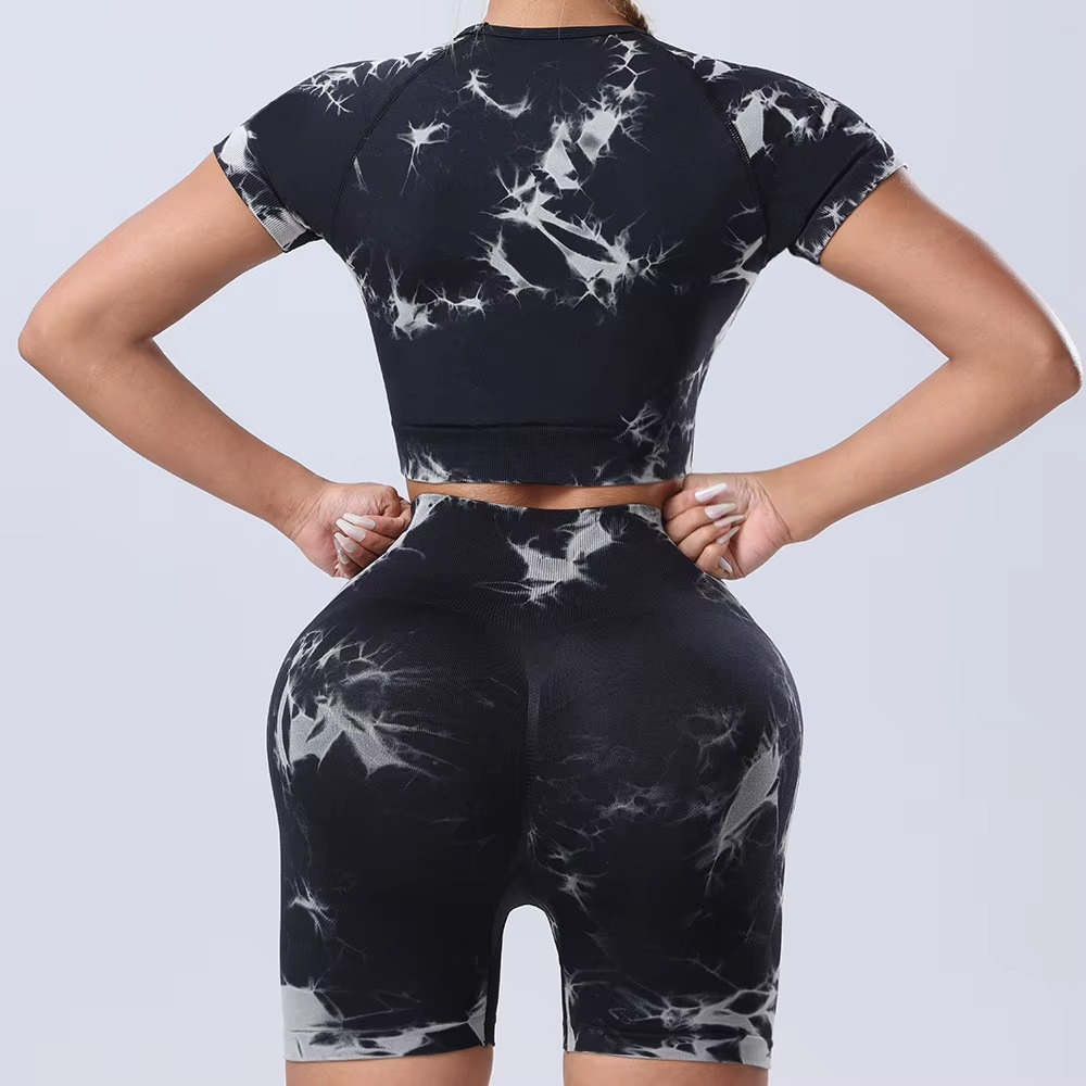 Women’s Tie-Dye Seamless Gym Set