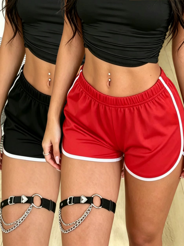 2-Piece Women’s Dolphin Shorts Set