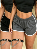2-Piece Women’s Dolphin Shorts Set