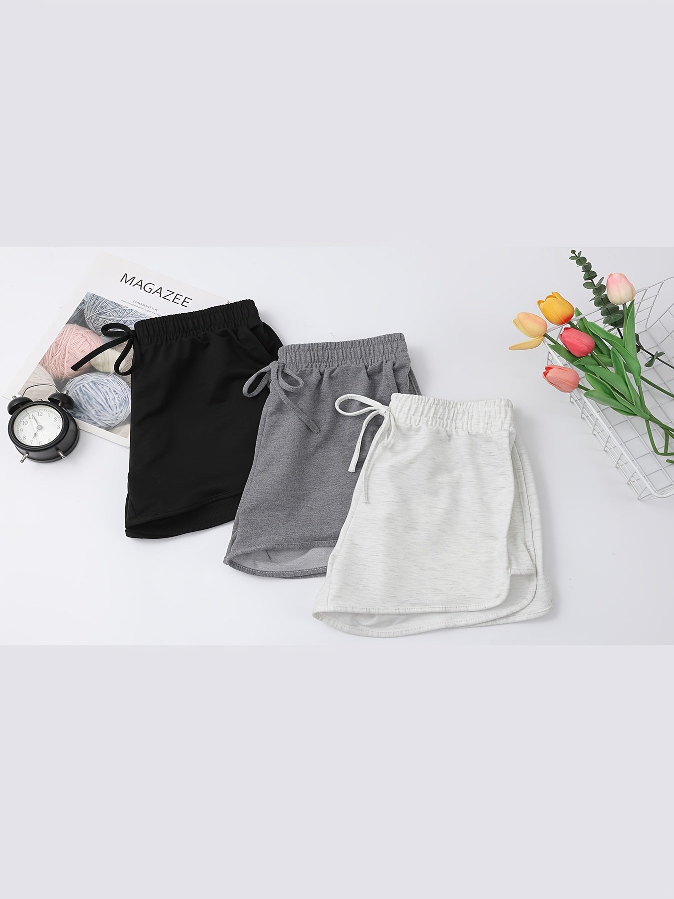 3 Packs Casual Dolphin Shorts