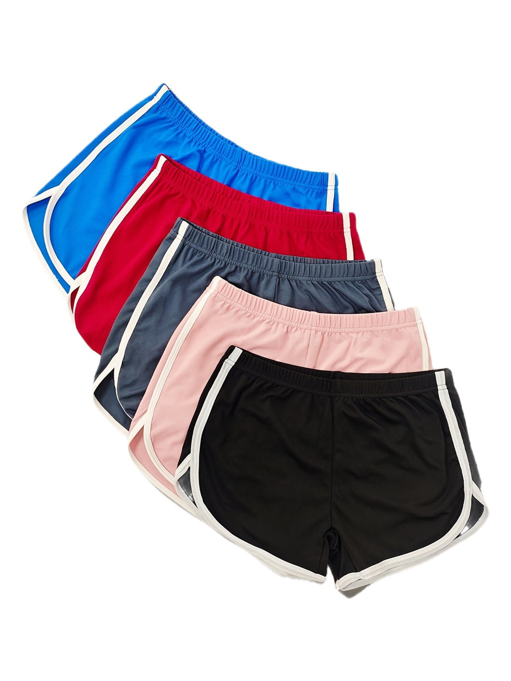 5-Piece Women's Dolphin Shorts Set