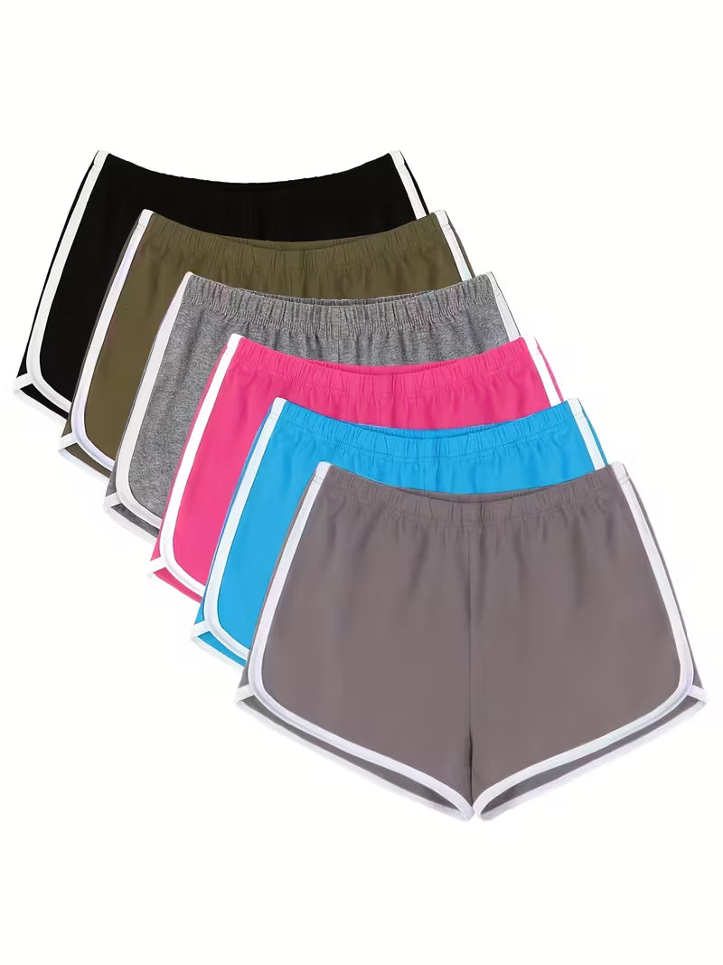 6 Pack Workout Dolphin Shorts