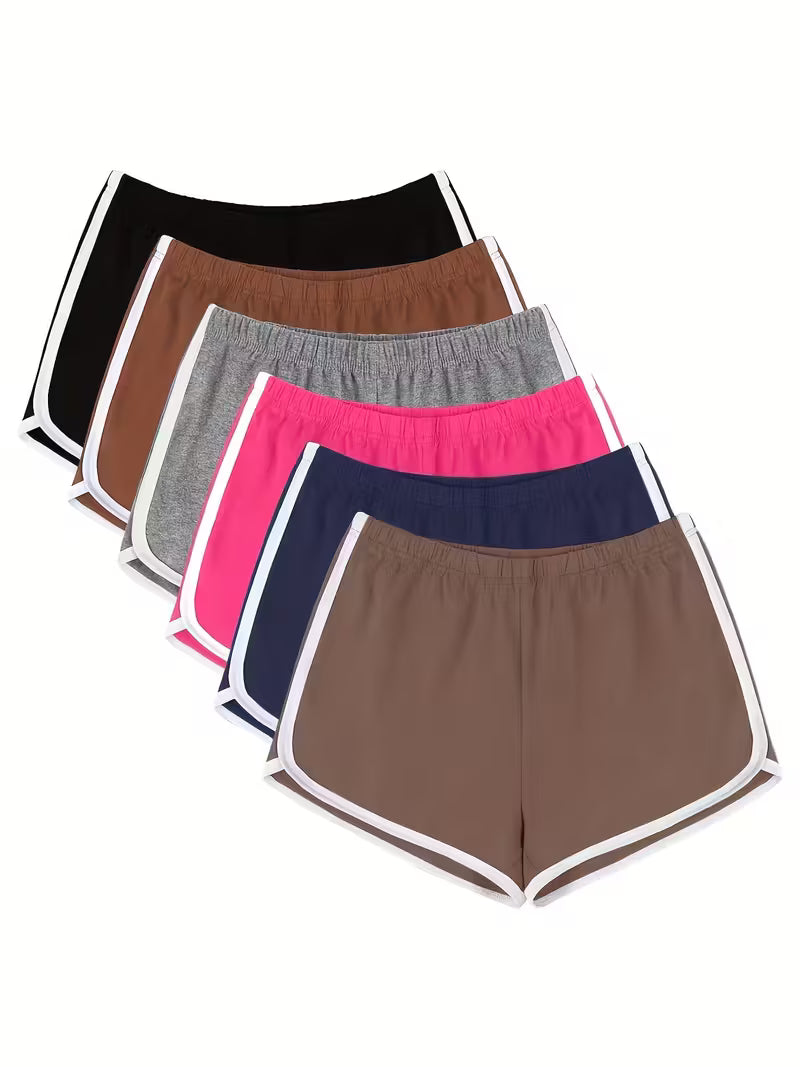 6 Pack Workout Dolphin Shorts