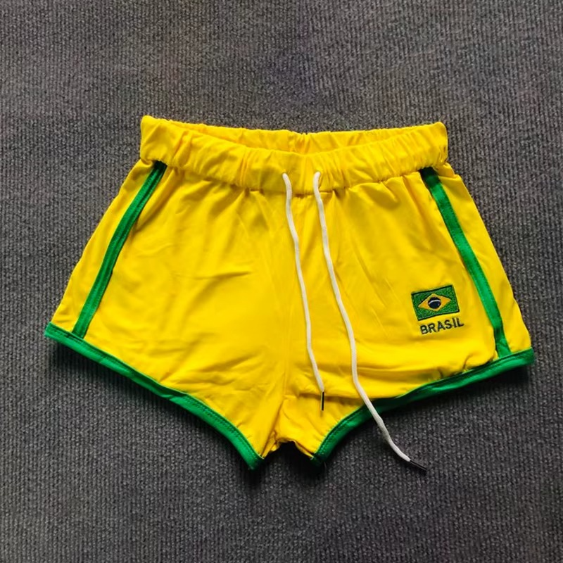 Brazil Yellow Dolphin Beach Shorts