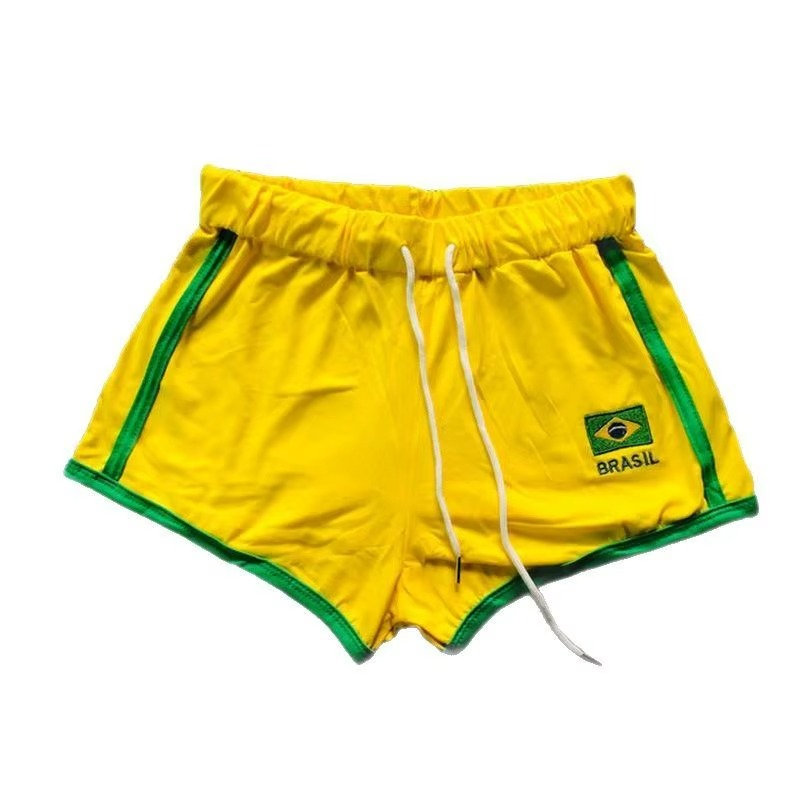 Brazil Yellow Dolphin Beach Shorts