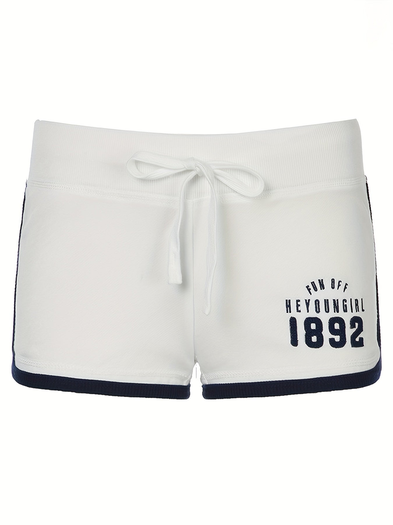 Vintage Patchwork Color-Blocked Dolphin Shorts