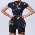 Women’s Tie-Dye Seamless Gym Set