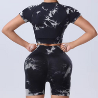 Women’s Tie-Dye Seamless Gym Set