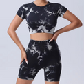 Women’s Tie-Dye Seamless Gym Set
