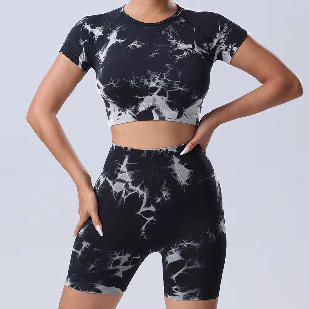 Women’s Tie-Dye Seamless Gym Set